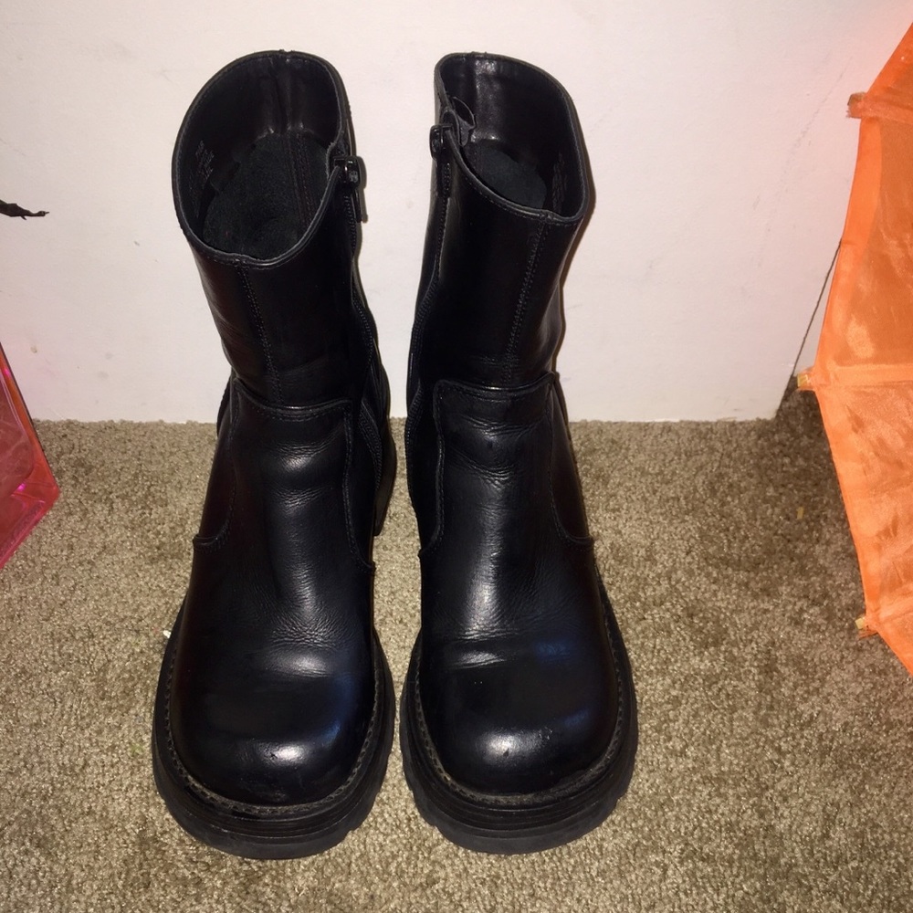 Sleek Platform Ankle Boot